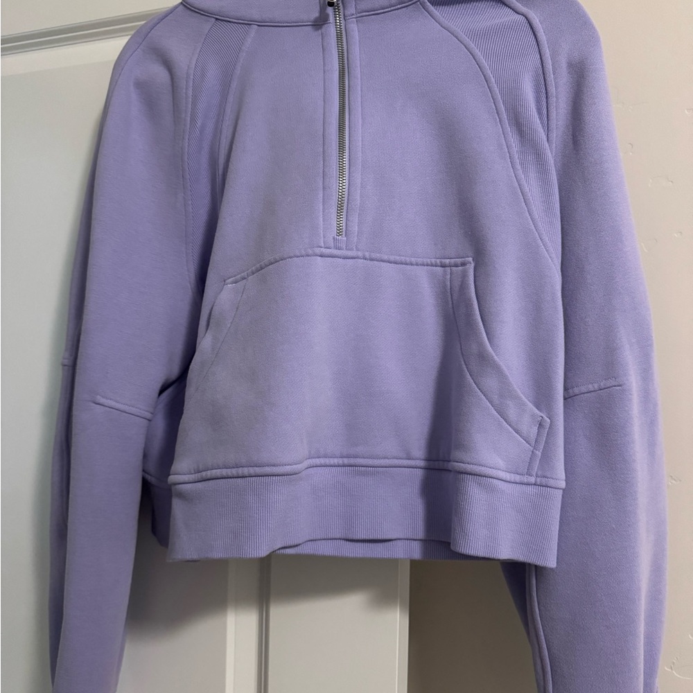 lululemon athletica Purple Half-Zip Hoodie